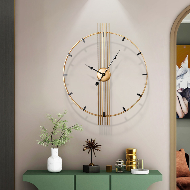 Luxury Watch Wall Clock - Modern Nordic Light Luxury Large Silent