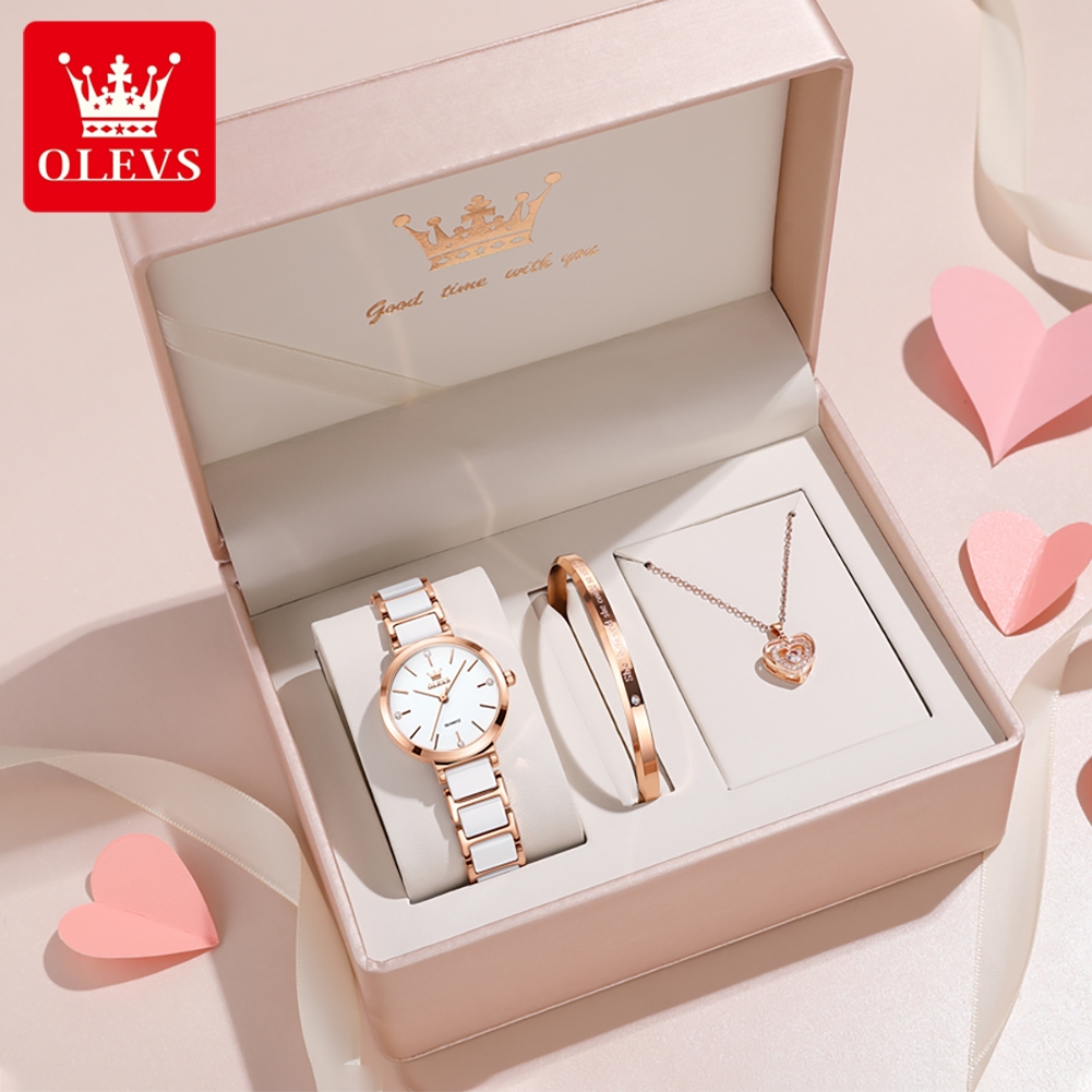 Luxury Watch Hand - OLEVS Women Watch 5877 Luxury Elegant