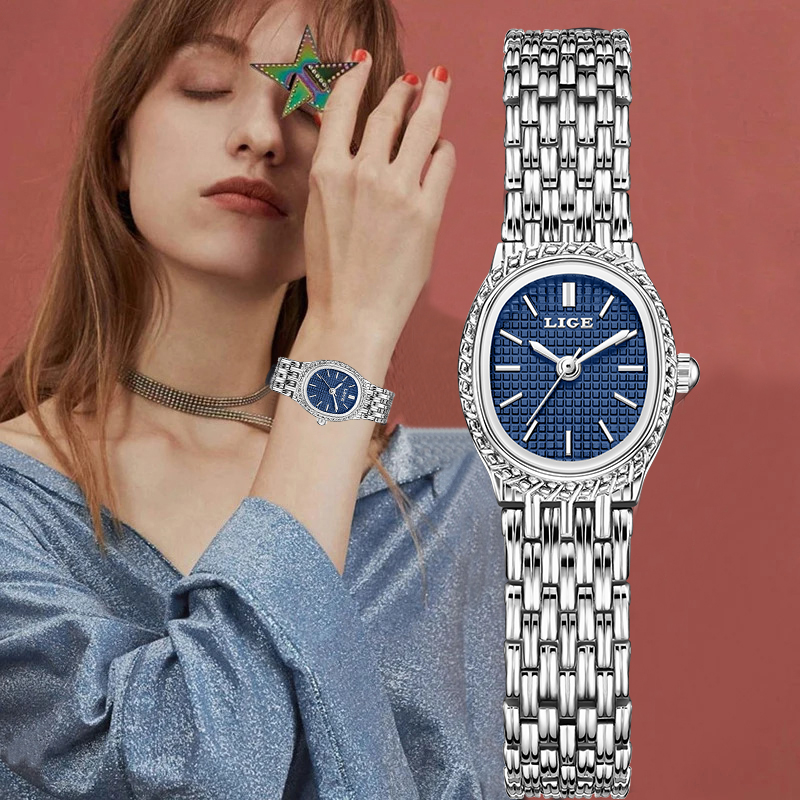 Luxury Watch Box - LIGE Fashion Luxury Quartz Woman Watch