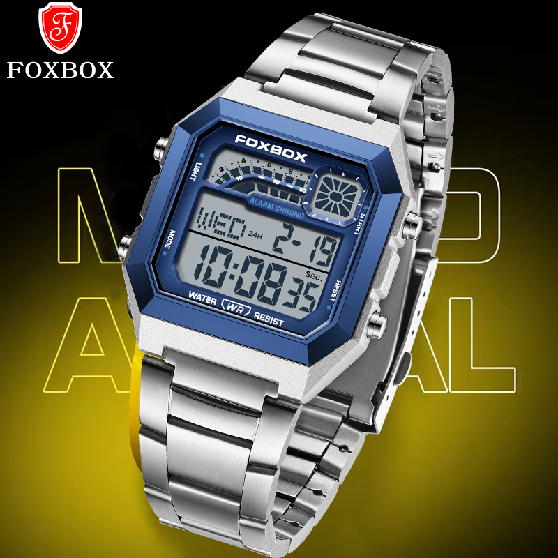 Luxury Watch Hand - FOXBOX Fashion Luxury Digital Man Watch