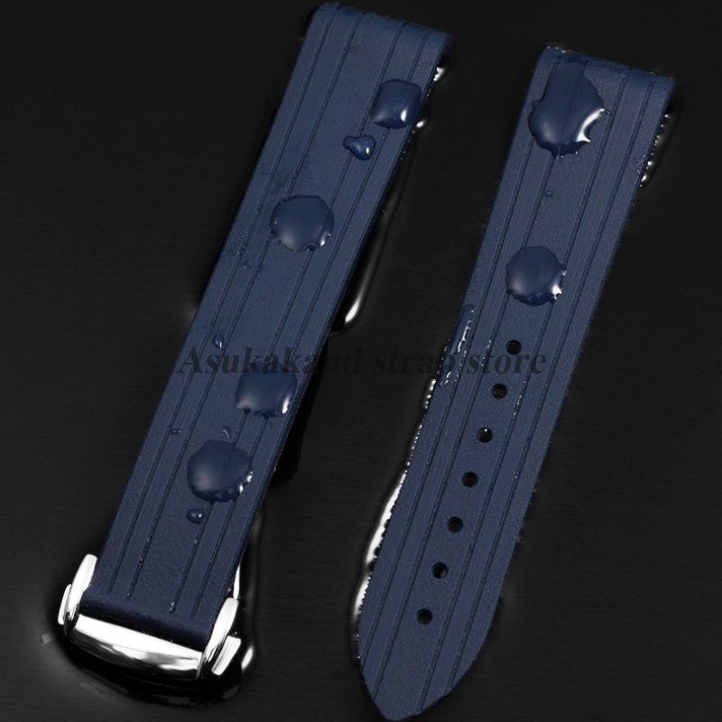 Curved End Rubber Silicone Wat - Omega Watch Seamaster recension och pris