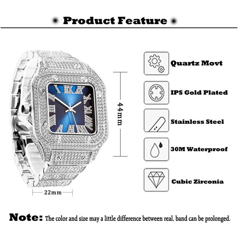 MISSFOX Mens Watches Hip Hop B - Luxury Watch And Jewelry Brand recension och pris