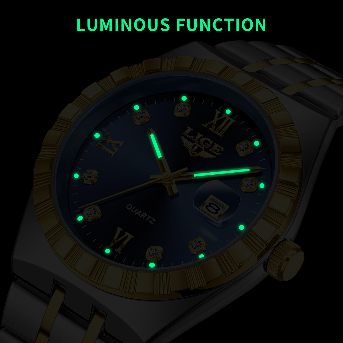 LIGE Top Brand Luxury Men Watc - Luxury Watch Box recension och pris