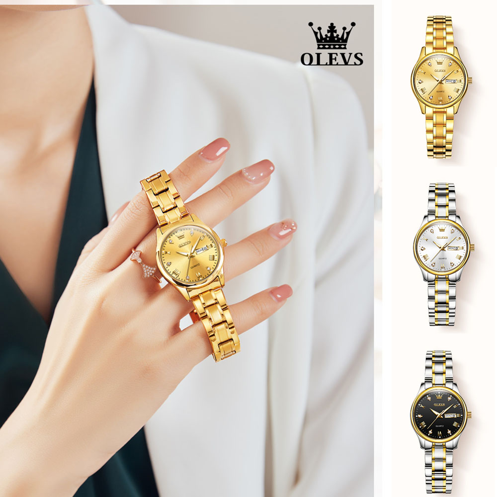 OLEVS 5563 New Fashion Women Q - Luxury Watch With Leather Strap recension och pris