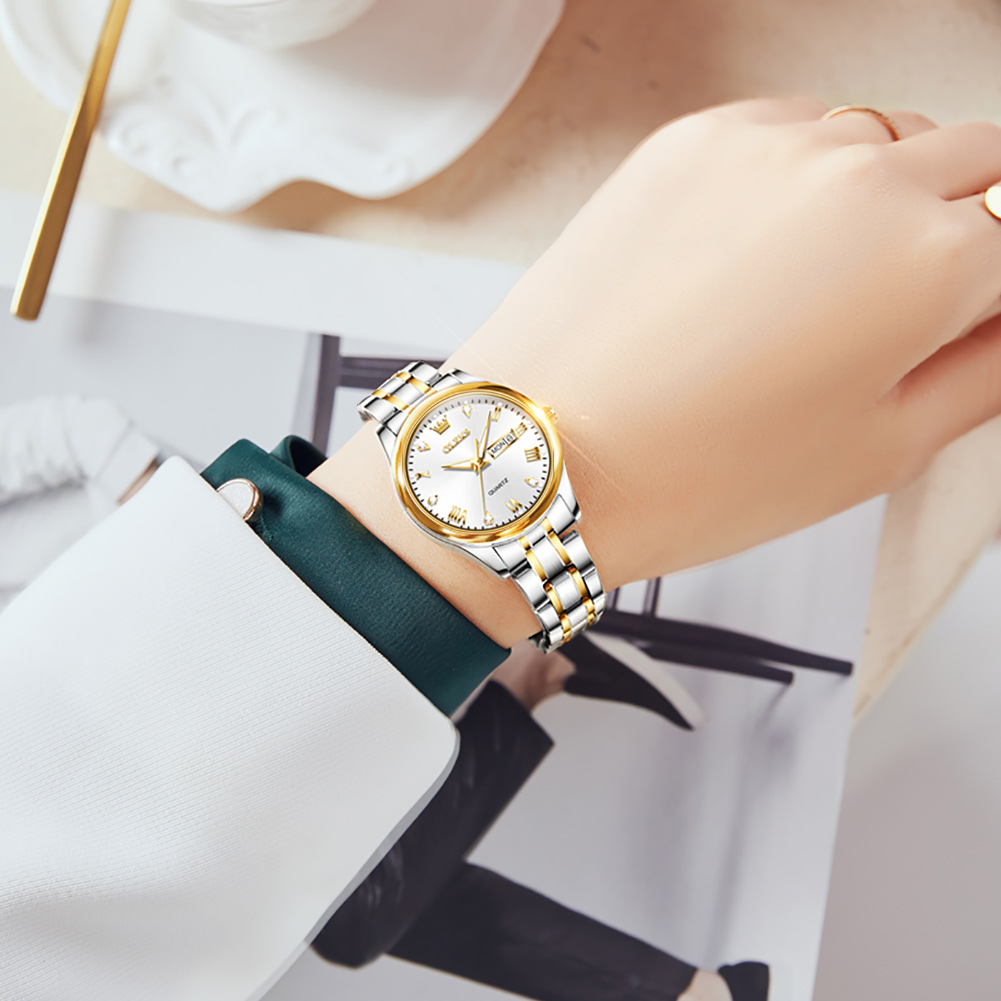 OLEVS 5563 New Fashion Women Q - Luxury Watch With Leather Strap recension och pris