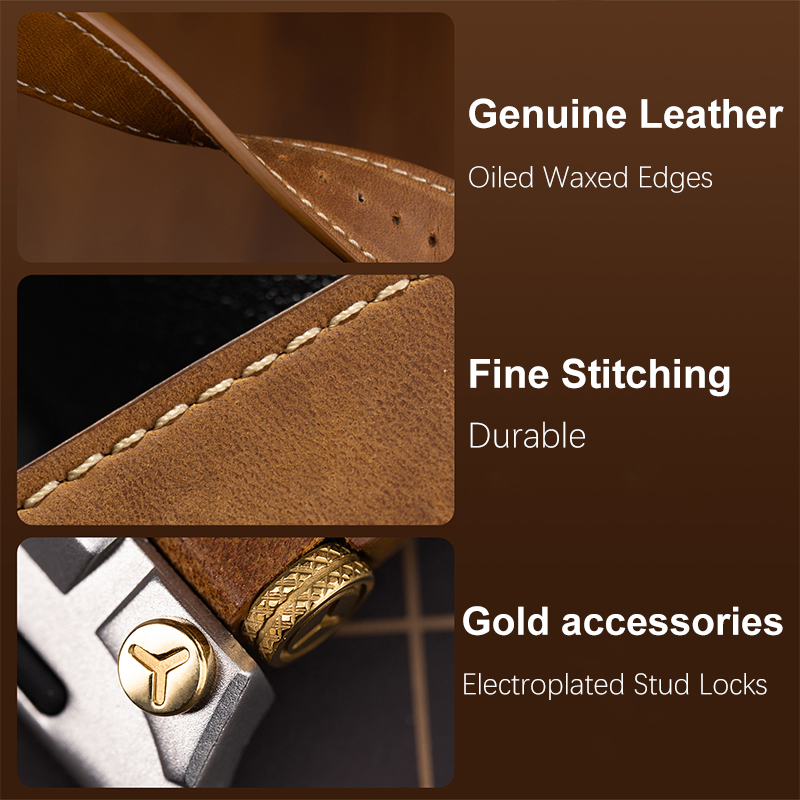 Luxury Leather Sport Band For  - Luxury Watch Apple Bands recension och pris