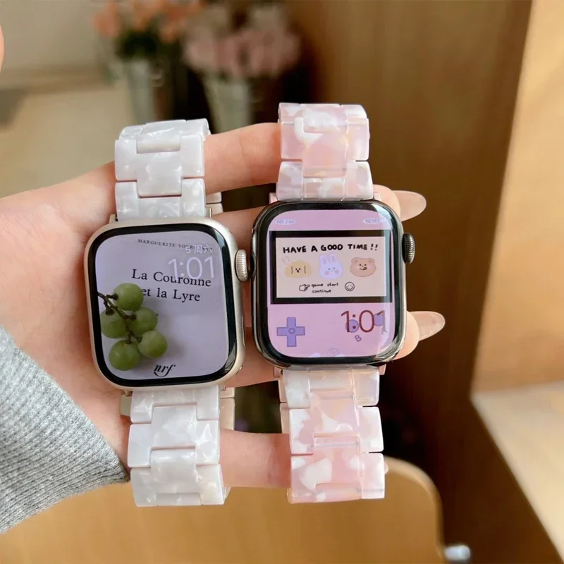 Luxury Resin strap for Apple W - Luxury Watch Apple Bands recension och pris