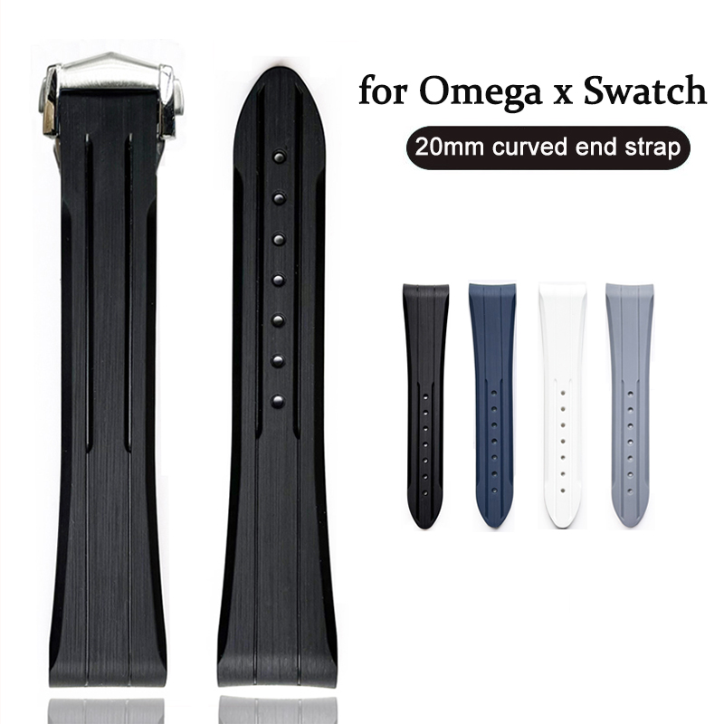 20mm Rubber Strap for Omega X  - Omega Watch Speedmaster recension och pris