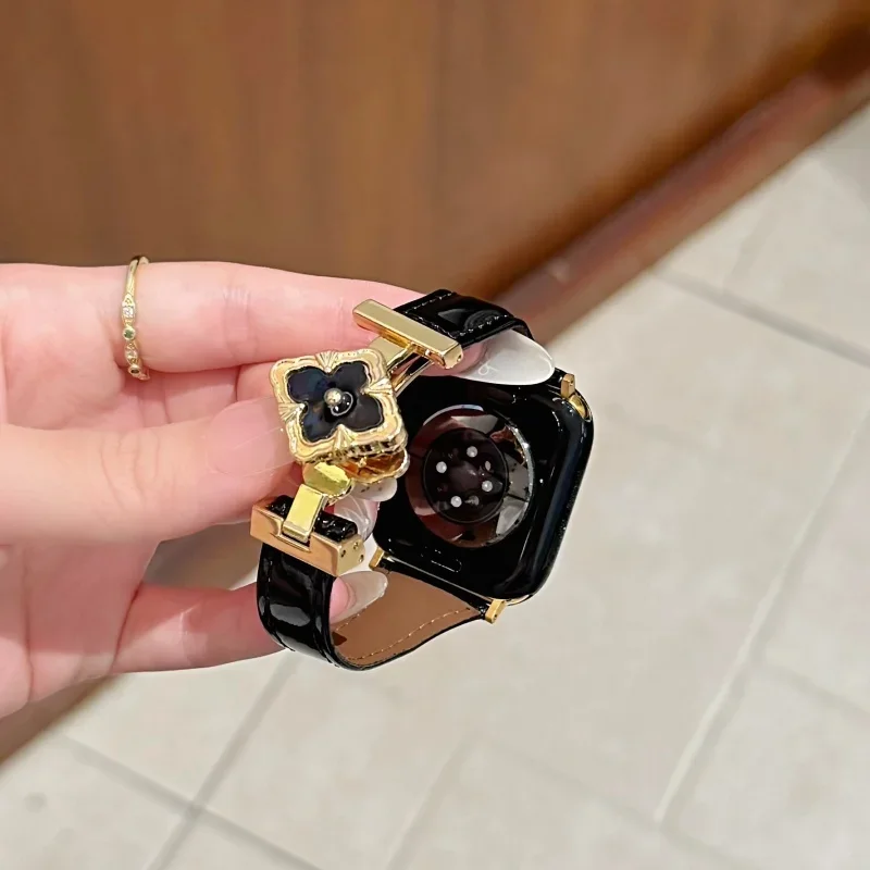 Advanced luxury leather strap  - Luxury Watch Apple Bands recension och pris