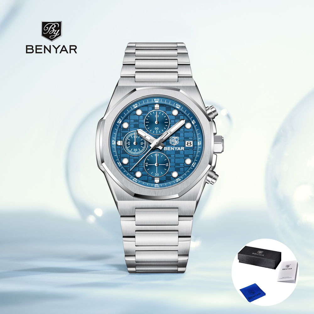 2025 New BENYAR Men's Watches  - Luxury Watch Hand recension och pris