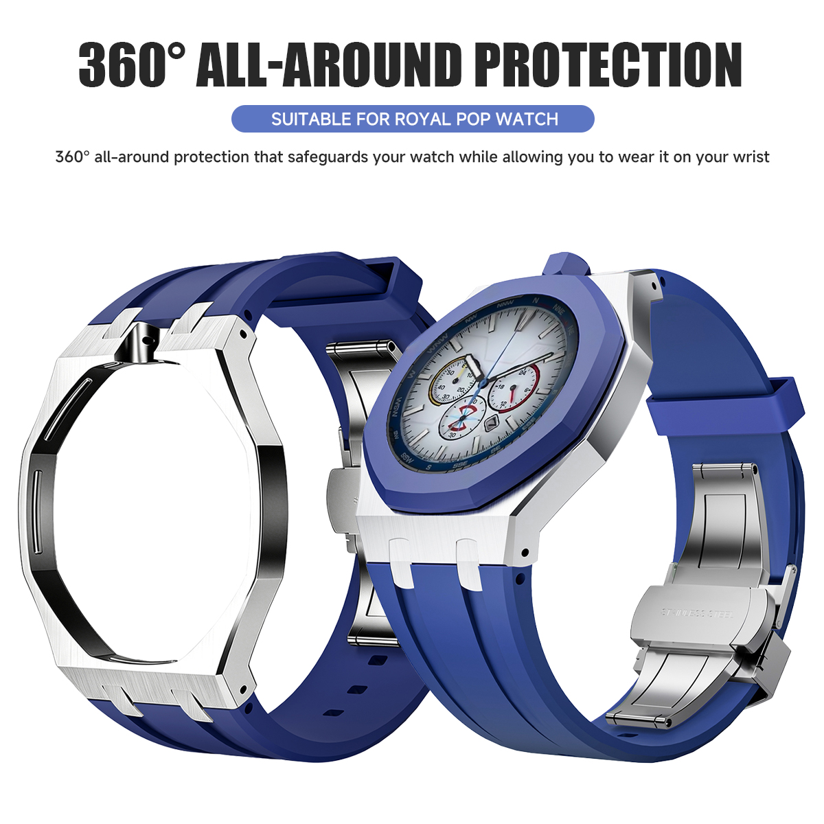 Luxury Metal / Silicone Conver - Luxury Watch Ap recension och pris