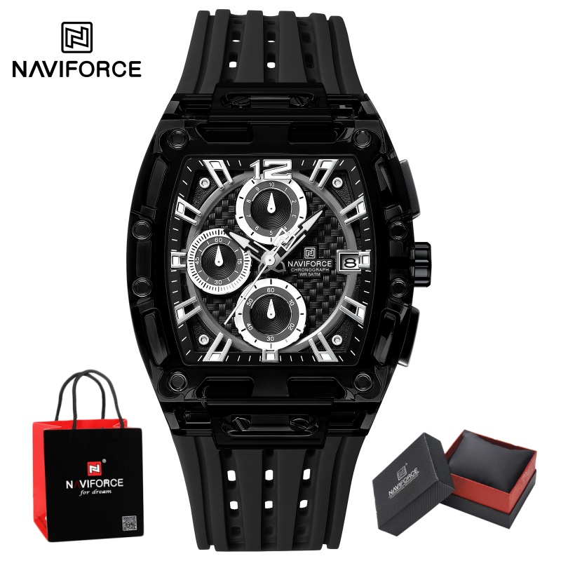 NAVIFORCE Man's Watch 5ATM Wat - Luxury Watch Strap recension och pris