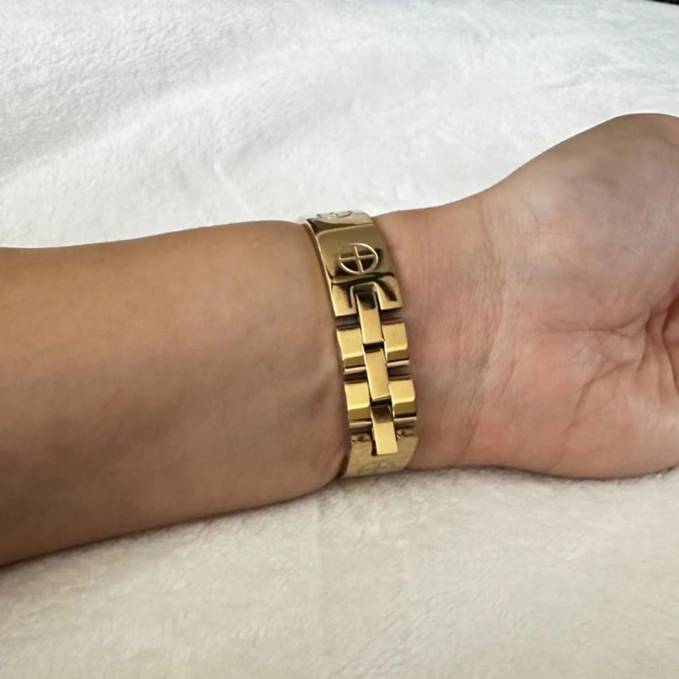 Luxury Stainless Steel Strap F - Luxury Watch Apple Bands recension och pris