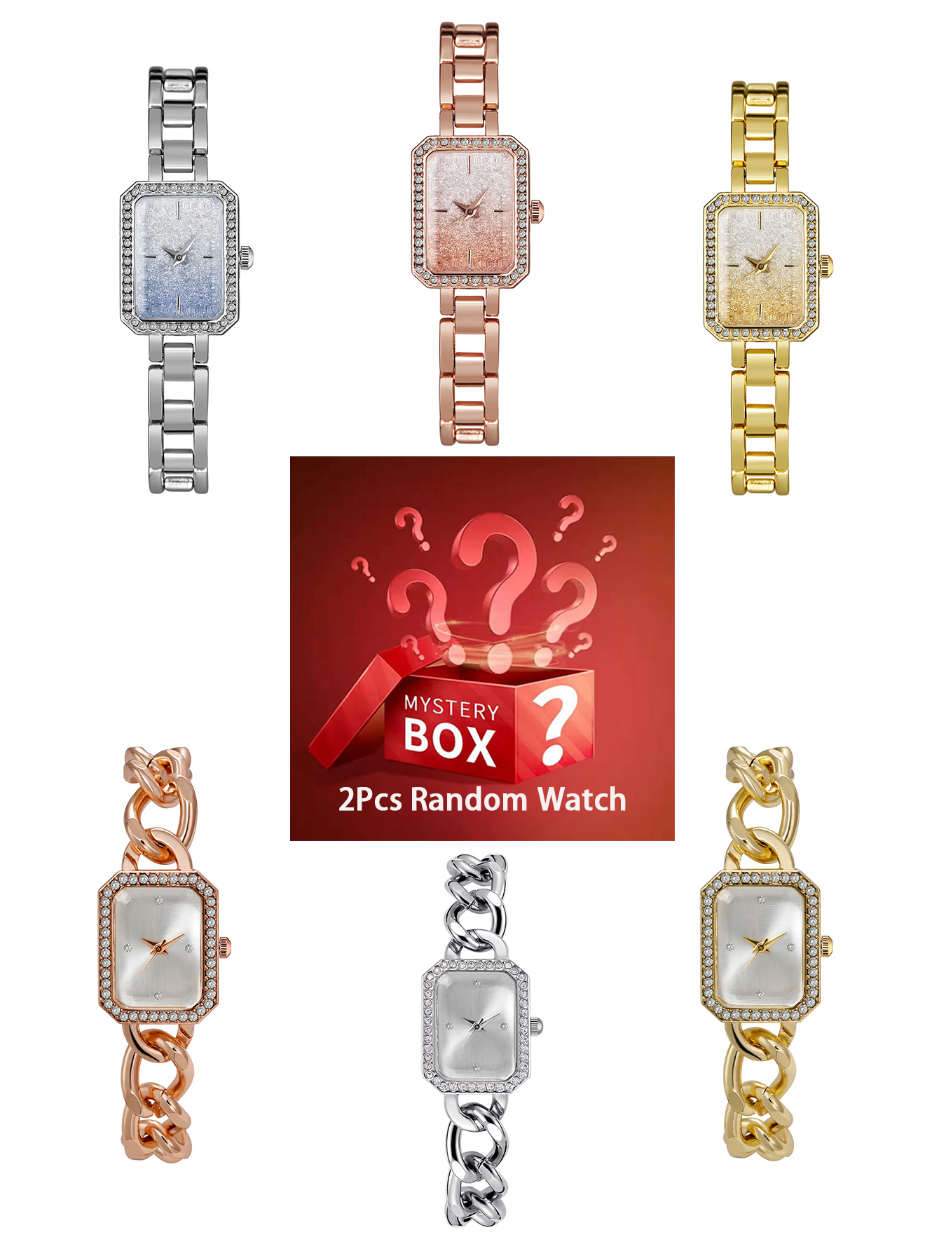 2 pieces women's watches myste - Luxury Watch Box recension och pris