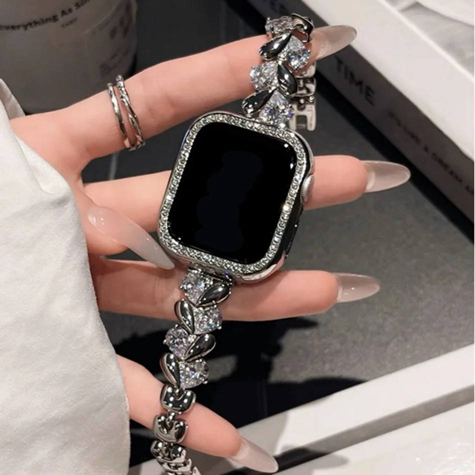 Love Diamond Strap For Apple W - Luxury Watch Apple Bands recension och pris
