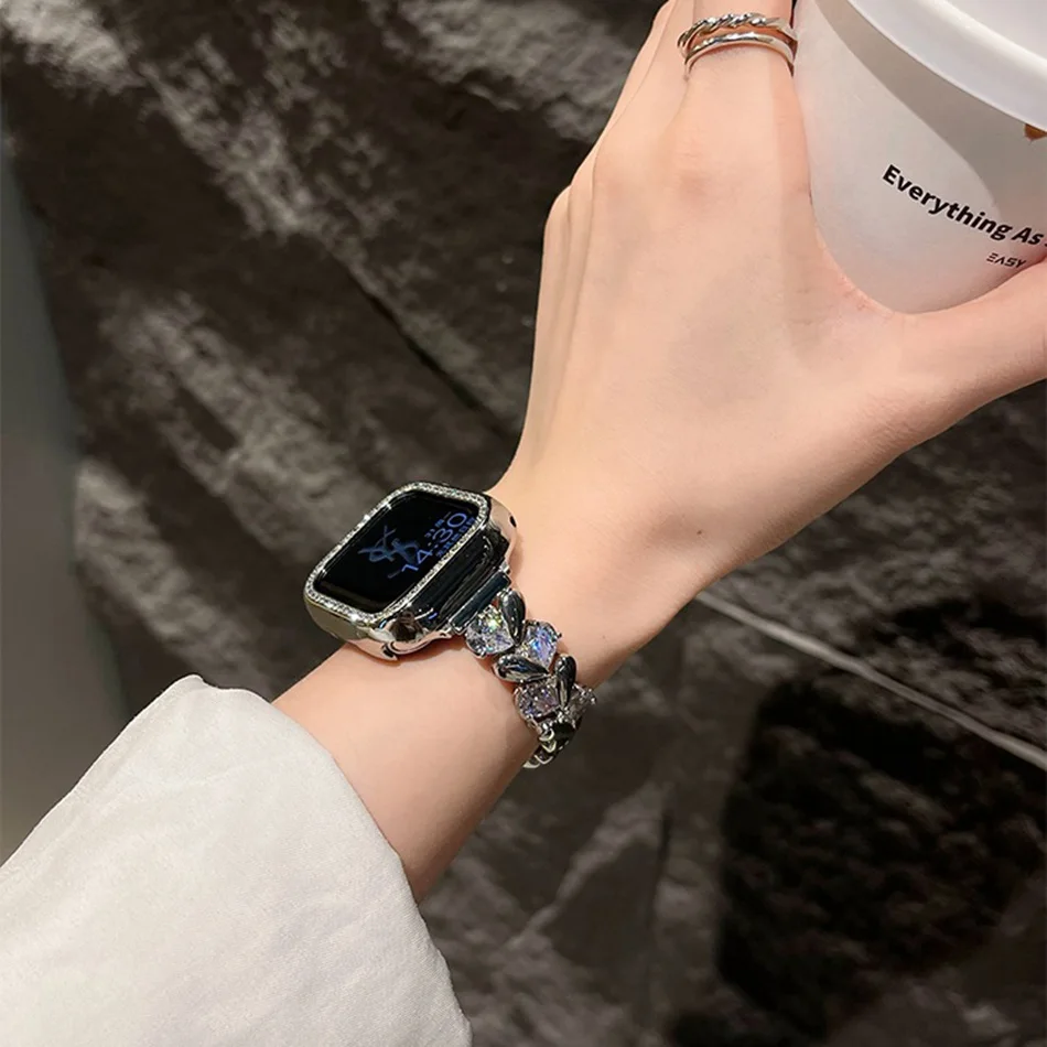 Love Diamond Strap For Apple W - Luxury Watch Apple Bands recension och pris