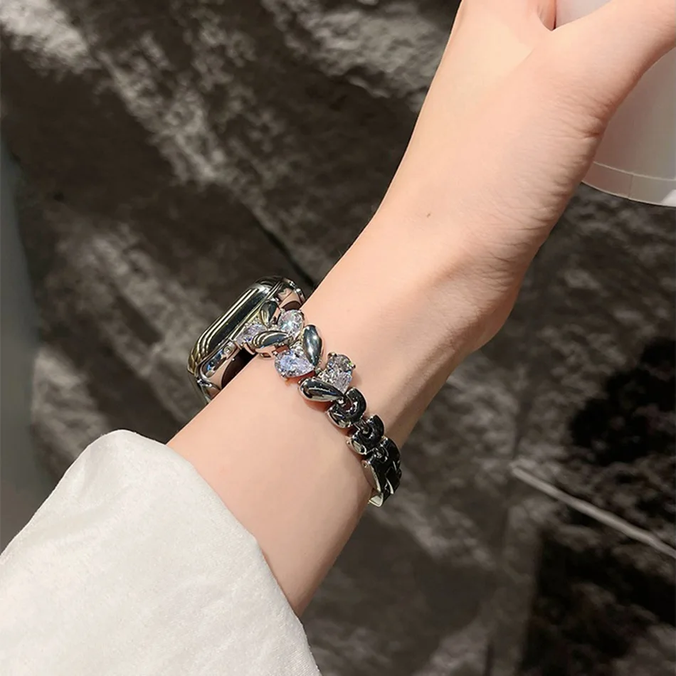 Love Diamond Strap For Apple W - Luxury Watch Apple Bands recension och pris