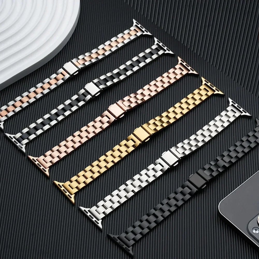 Slim Metal Stainless Steel Str - Luxury Watch Ap recension och pris
