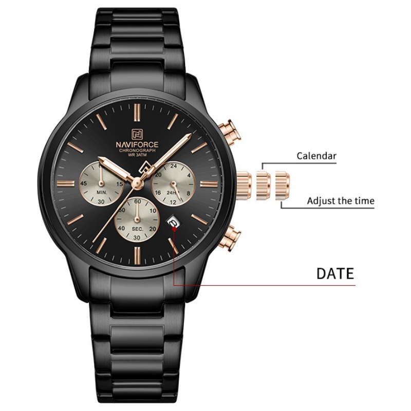 NAVIFORCE Men Quartz Chronogra - Luxury Watch Strap recension och pris