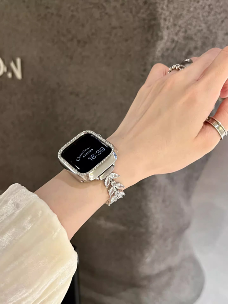 Luxury Diamond Strap For Apple - Luxury Watch Apple Bands recension och pris
