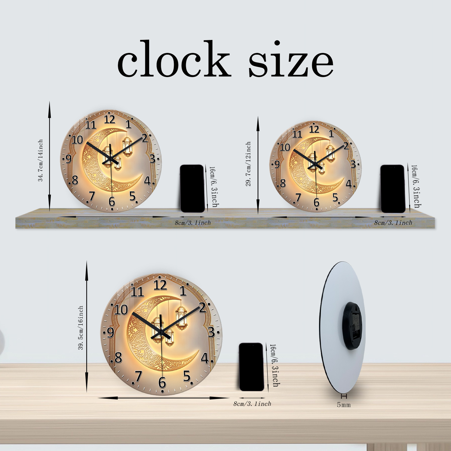 A Modern Accessible Luxury Gol - Luxury Watch Wall Clock recension och pris