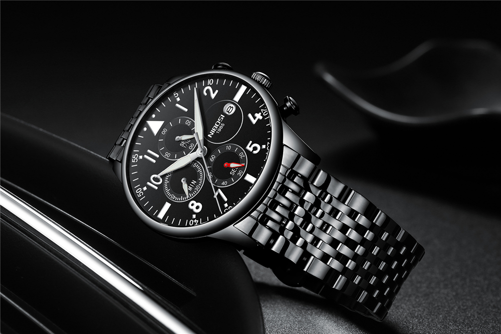 NIBOSI Fashion Mens Watches To - Luxury Watch Hand recension och pris