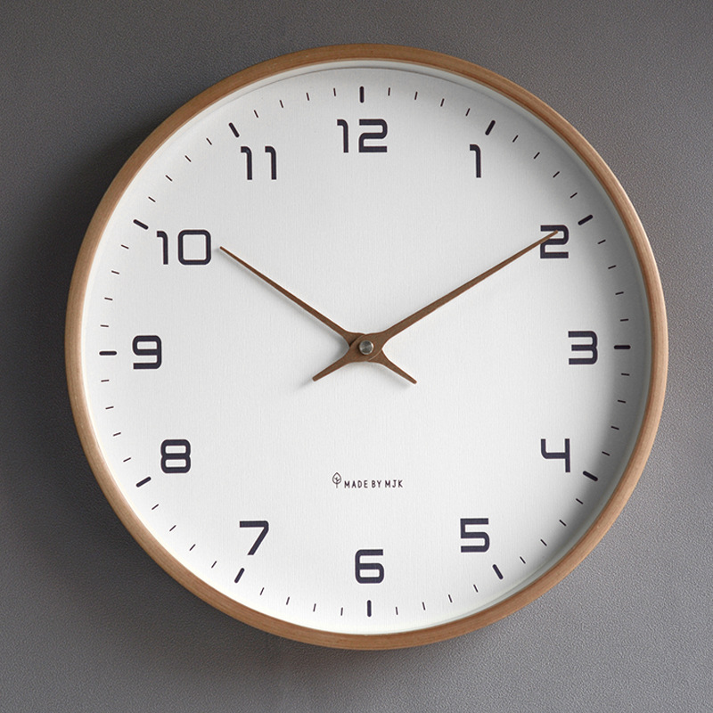 Nordic Solid Wood Wall Clock L - Luxury Watch Wall Clock recension och pris