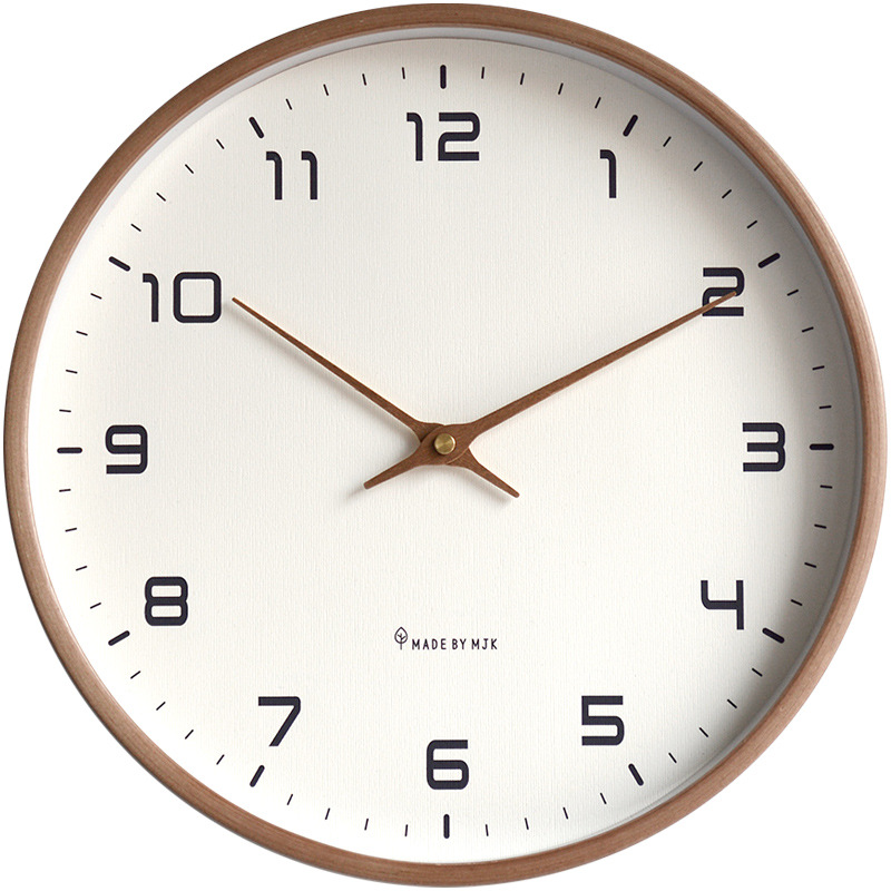 Nordic Solid Wood Wall Clock L - Luxury Watch Wall Clock recension och pris