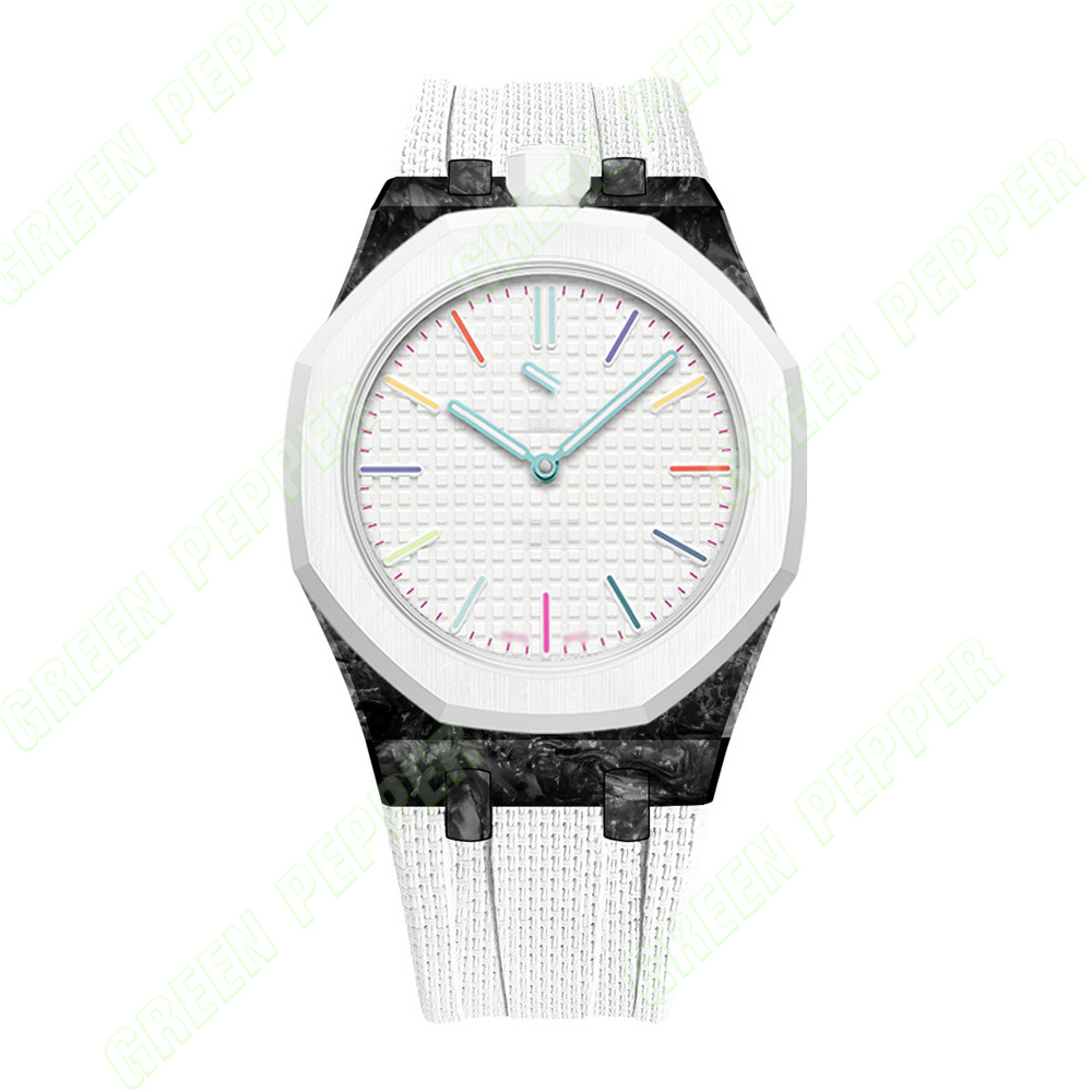 Luxury Carbon Fiber Case Fluor - Luxury Watch Ap recension och pris