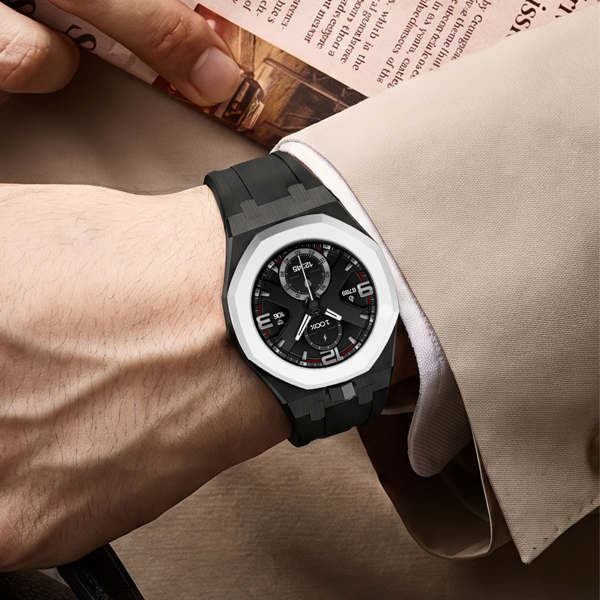 PC Case Rubber Strap for Swatc - Luxury Watch Ap recension och pris
