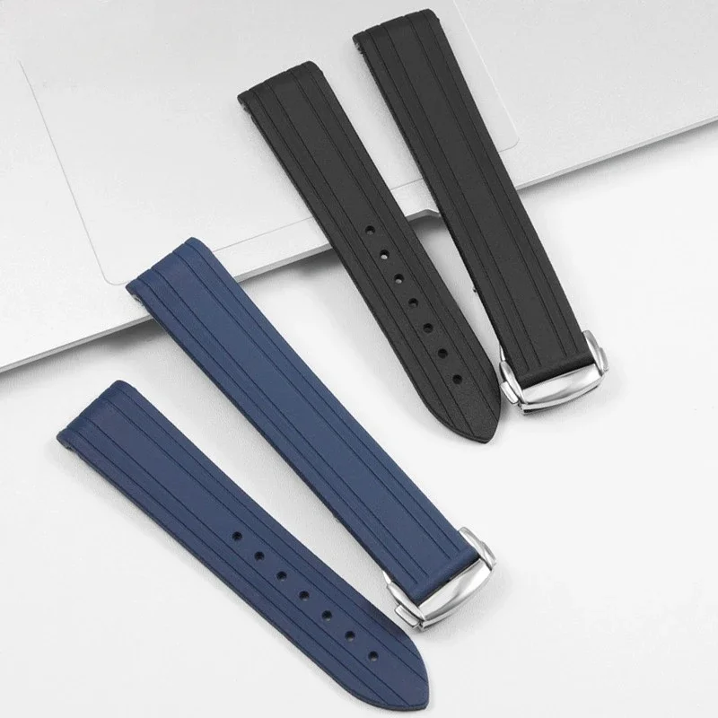 20mm Curved End Rubber Silicon - Omega Watch Seamaster recension och pris
