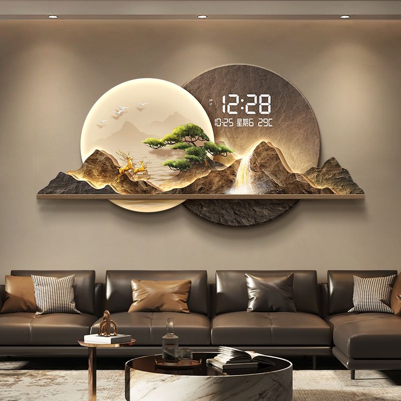 Nordic Modern Wall Watch Digit - Luxury Watch Wall Clock recension och pris