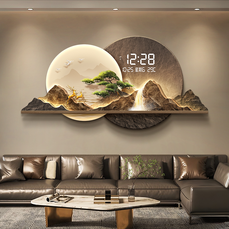 Nordic Modern Wall Watch Digit - Luxury Watch Wall Clock recension och pris