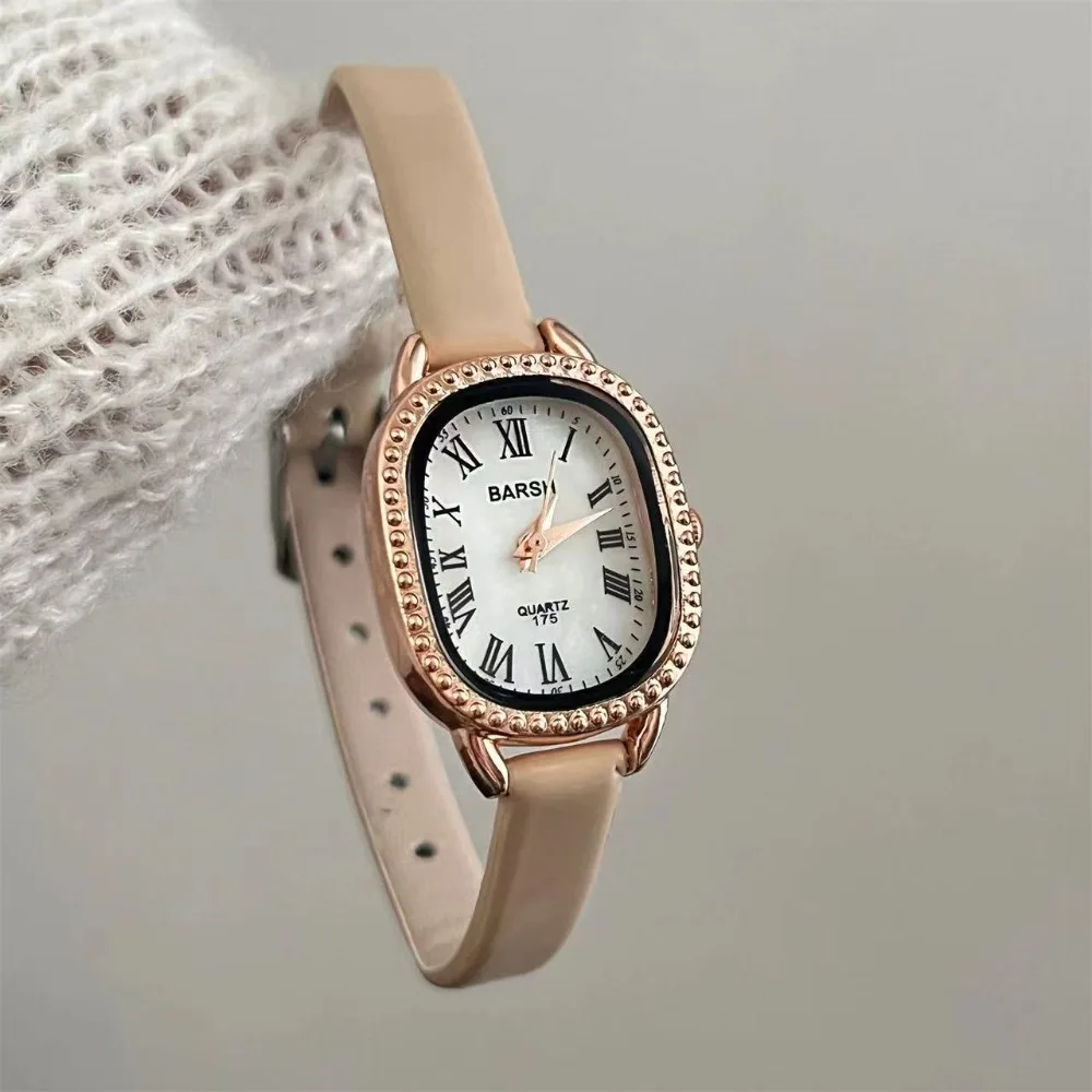 Famous Brand Women Diamond Ova - Luxury Watch With Leather Strap recension och pris