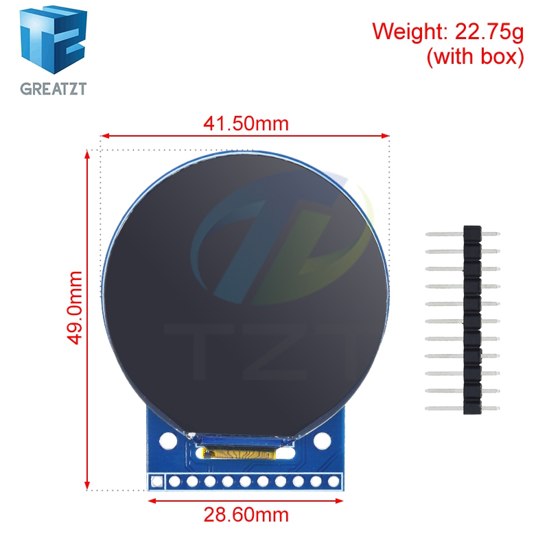 GREATZT 1/3PCS 1.53 Inch Round - Regulator Display Watch recension och pris