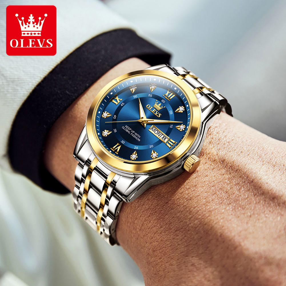 OLEVS Brand Fashion men's watc - Luxury Watch Design recension och pris