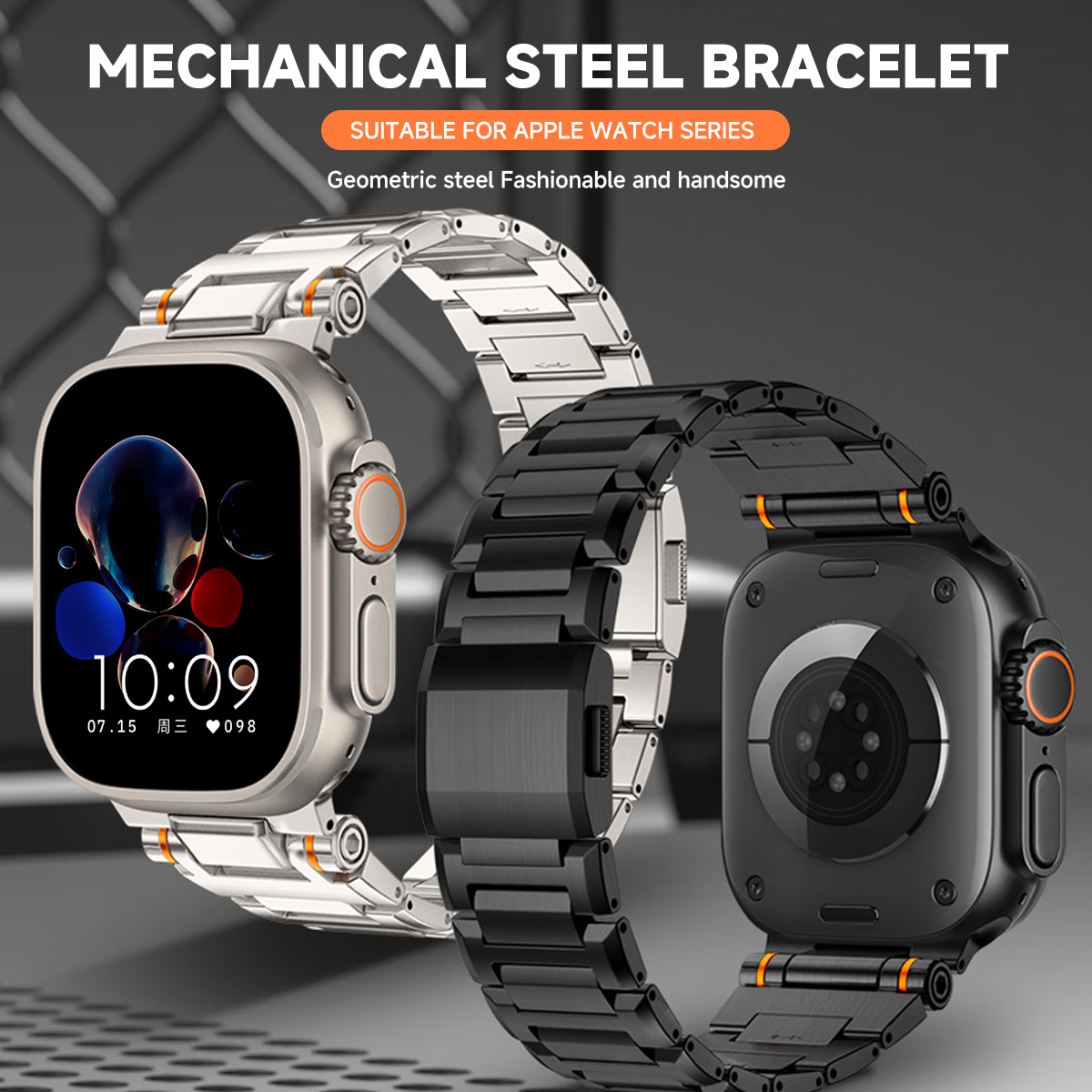 Stainless Steel Strap for Appl - Luxury Watch Ap recension och pris