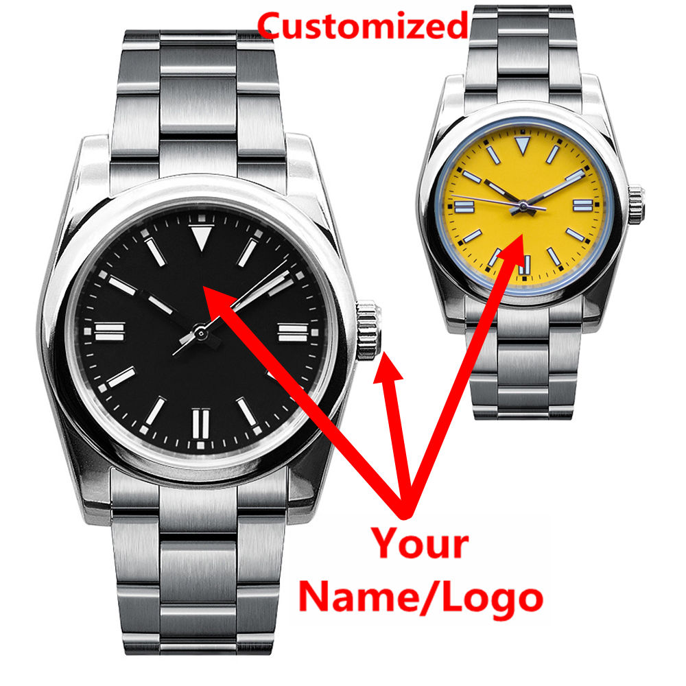 Custom Logo Mens Watch Sapphir - Luxury Watch Strap recension och pris