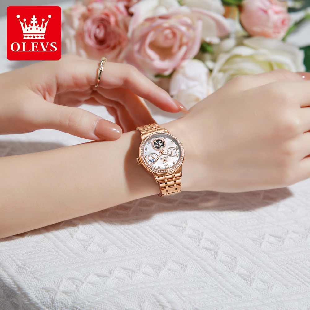 OLEVS Women's Watches Top Bran - Luxury Watch Hand recension och pris