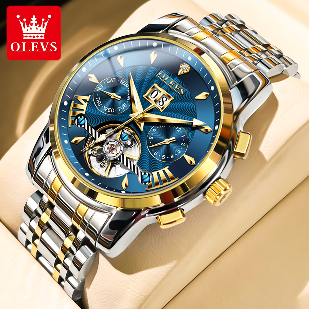 OLEVS Men Watches Luxury Fashi - Luxury Watch Strap recension och pris