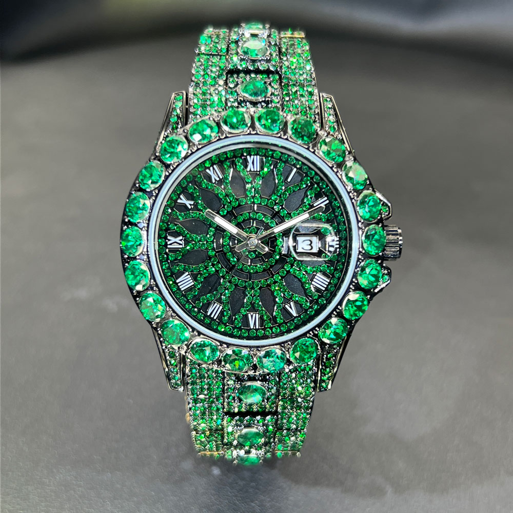 Green Diamond Watch For Men Br - Luxury Watch And Jewelry Brand recension och pris