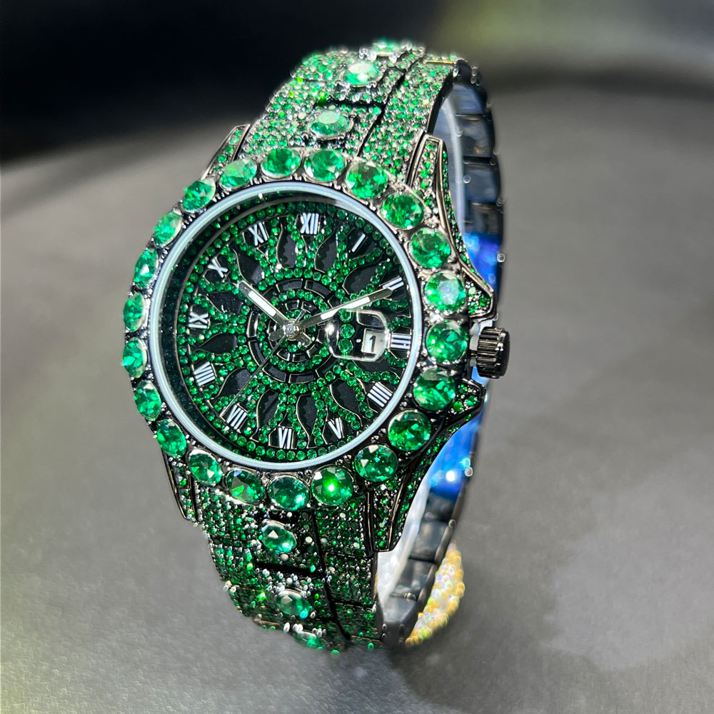 Green Diamond Watch For Men Br - Luxury Watch And Jewelry Brand recension och pris