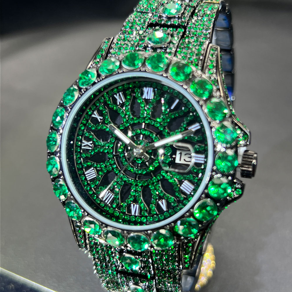 Green Diamond Watch For Men Br - Luxury Watch And Jewelry Brand recension och pris