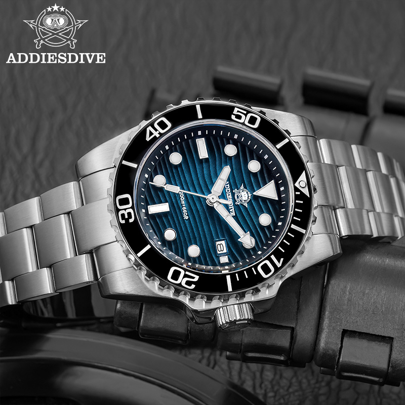 ADDIESDIVE Men's 2115 Quartz W - Luxury Watch Strap recension och pris