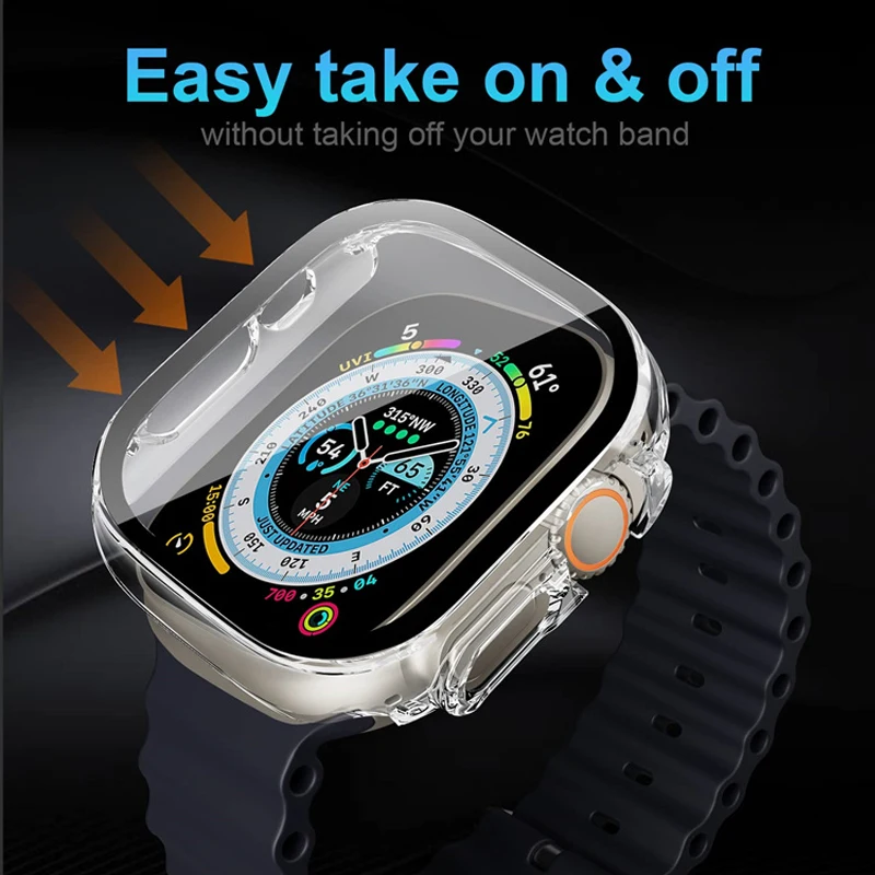 Glass+case For Apple Watch Ult - Luxury Watch Ap recension och pris
